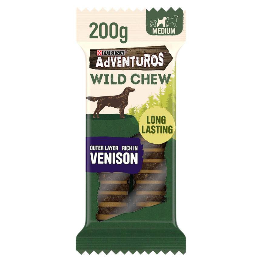 Purina Adventuros Wild Chew Venison Dog Treats (200g)