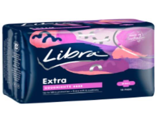 Libra Extra Pads Goodnights with Wings (10 Pack)