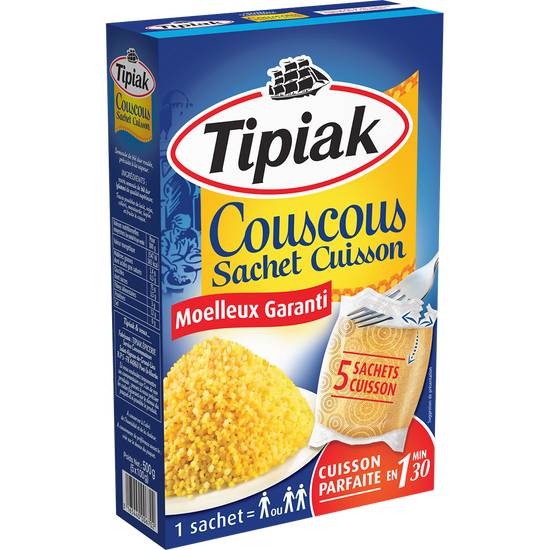 Couscous Cuisson Tipiak 4x100 gr