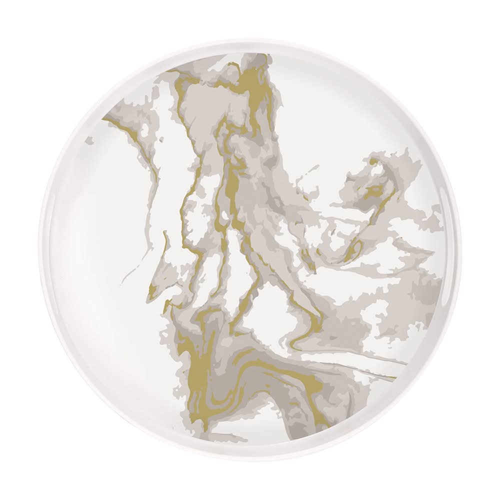 Marble Printed Serving Tray 1ct