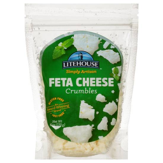 Litehouse Simply Artisan Feta Cheese Crumbles (6 oz)