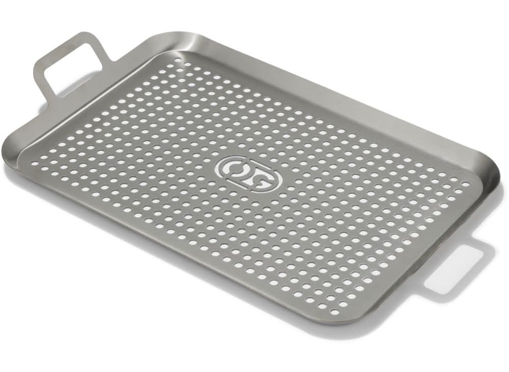 Outdoor Gourmet Stainless-Steel Grill Topper, Silver 01