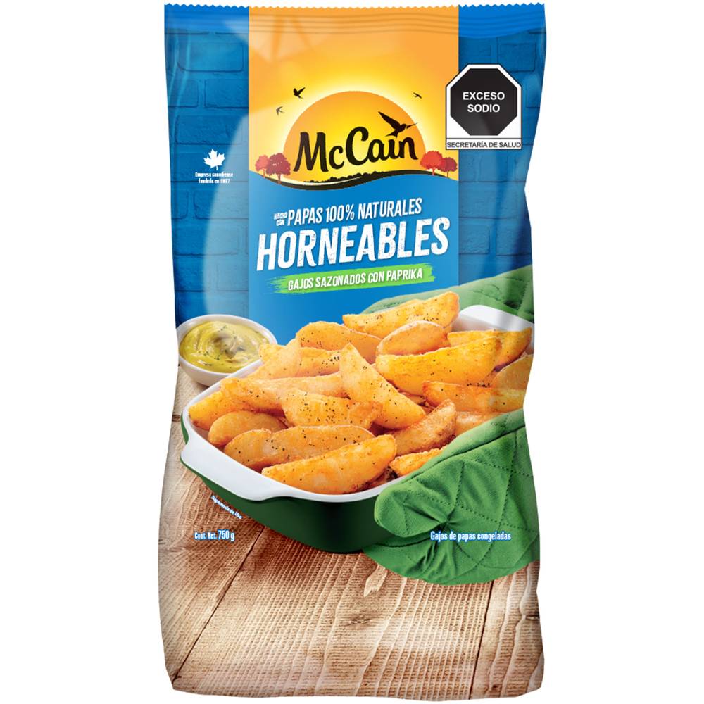 McCain · Papas en gajo sazonadas con paprika (750 g)