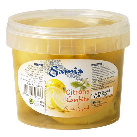 Samia - Fruits confits citrons
