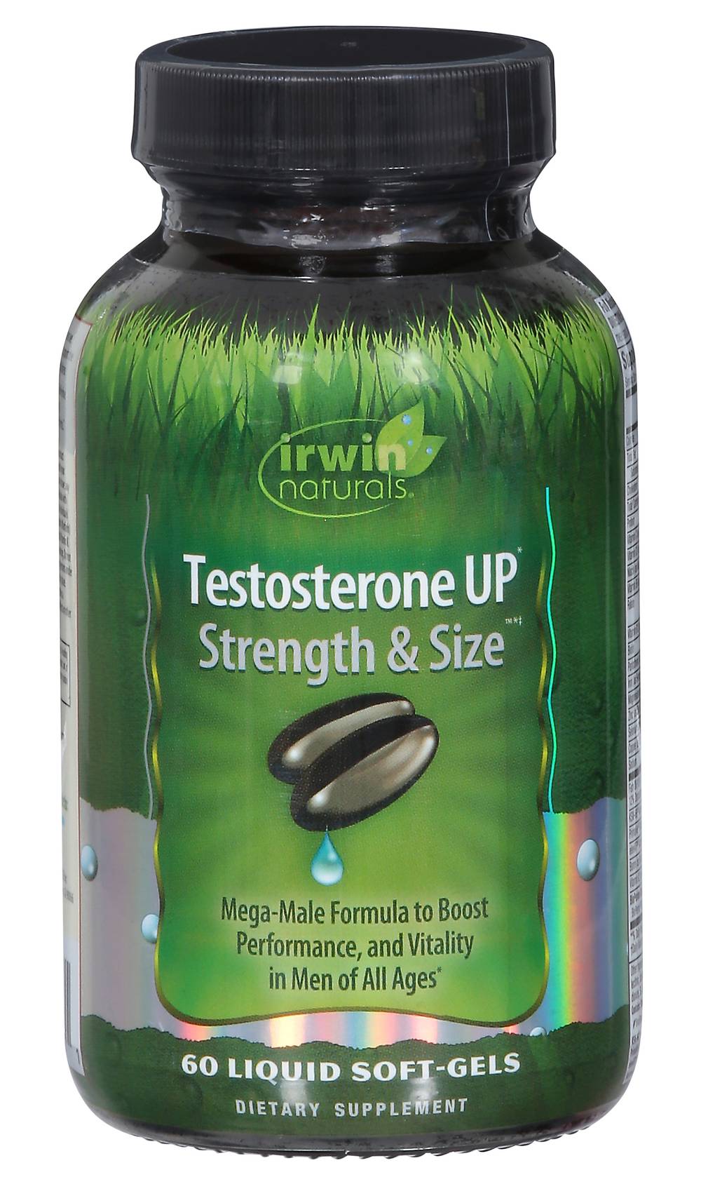 Irwin Naturals Strength Size Testosterone Up Liquid Softgels For Men (60 ct)