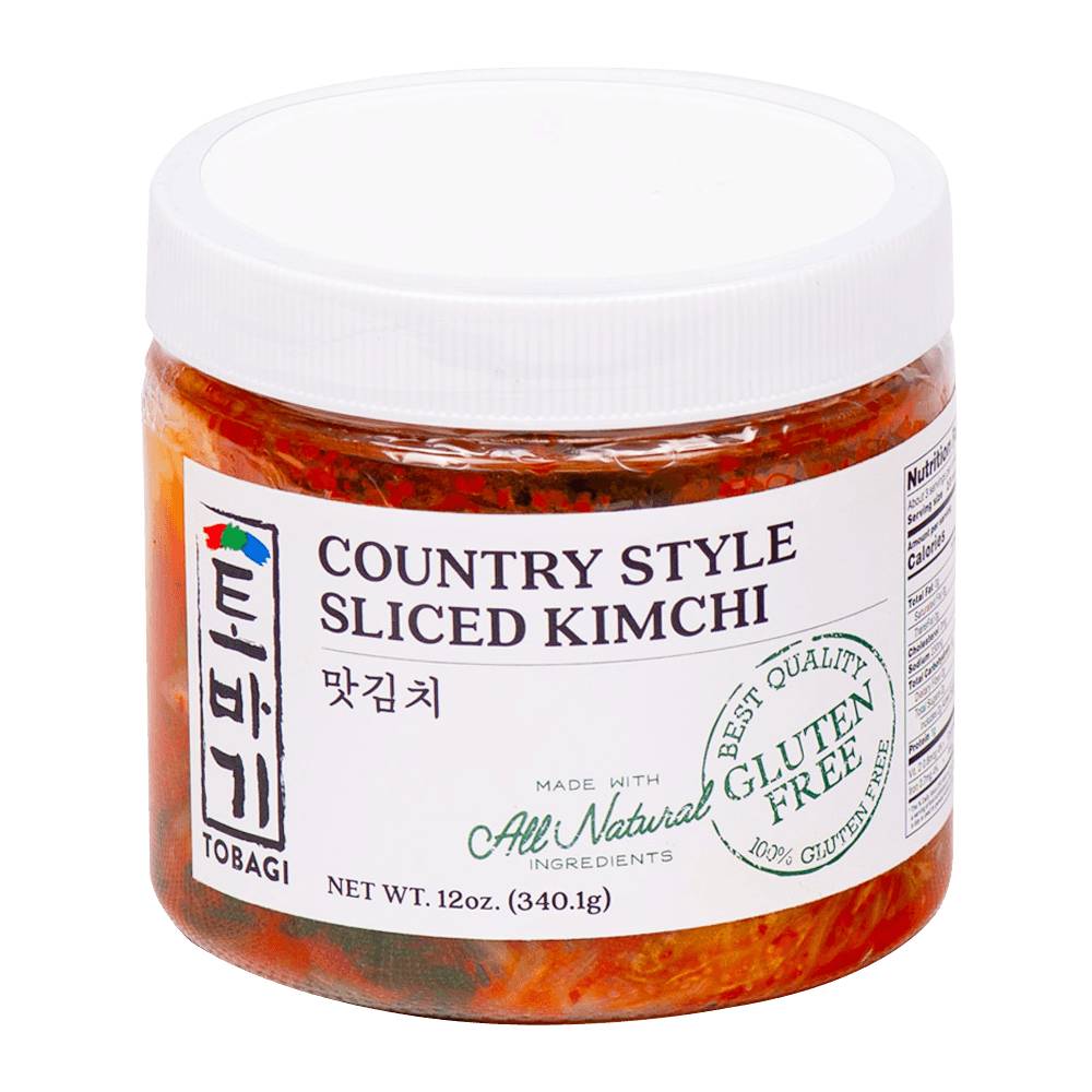 Tobagi Country Style Sliced Kimchi (12 oz)