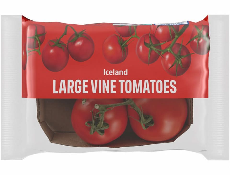 Iceland Large Vine Tomatoes (500g)