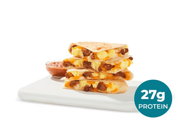 SAUSAGE EGG & CHEESE ‘DILLA
