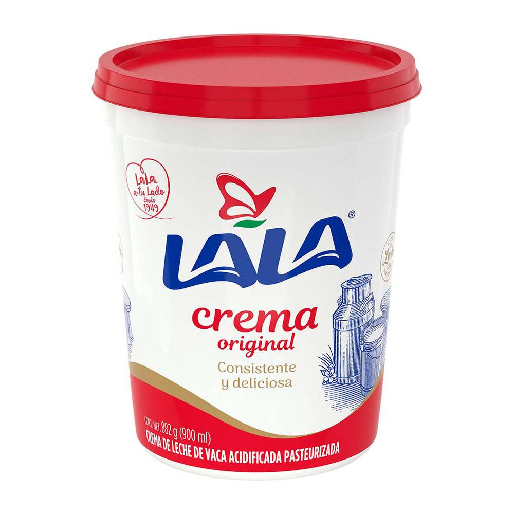 Lala · Entera crema original de leche acidificada pasteurizada (900 ml)