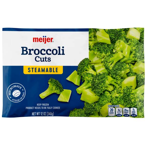 Meijer Steamable Broccoli Cuts