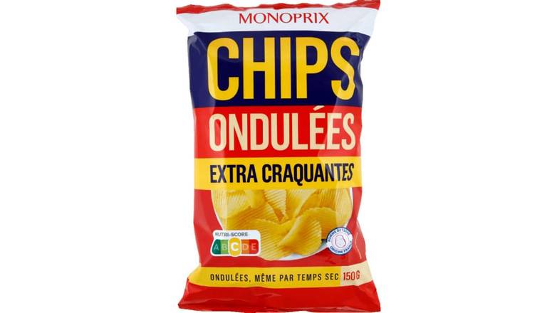 Monoprix Chips ondulées extra craquantes Le sachet de 150 g