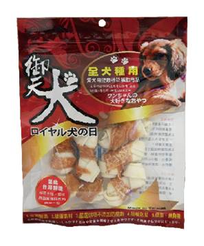 【御天犬】烘烤雞肉潔牙捲8入#20180607