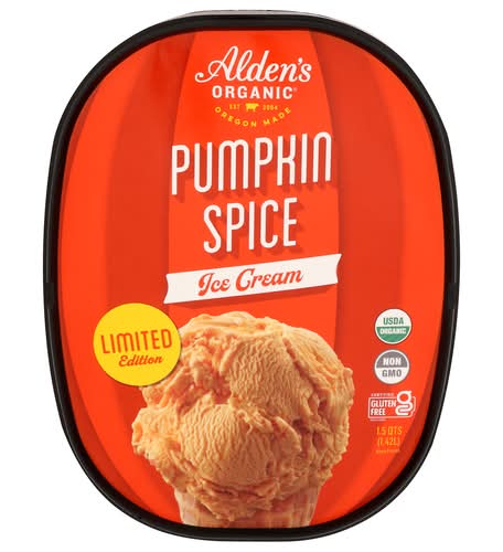 Alden's Organic Organic Pumpkin Spice Ice Cream