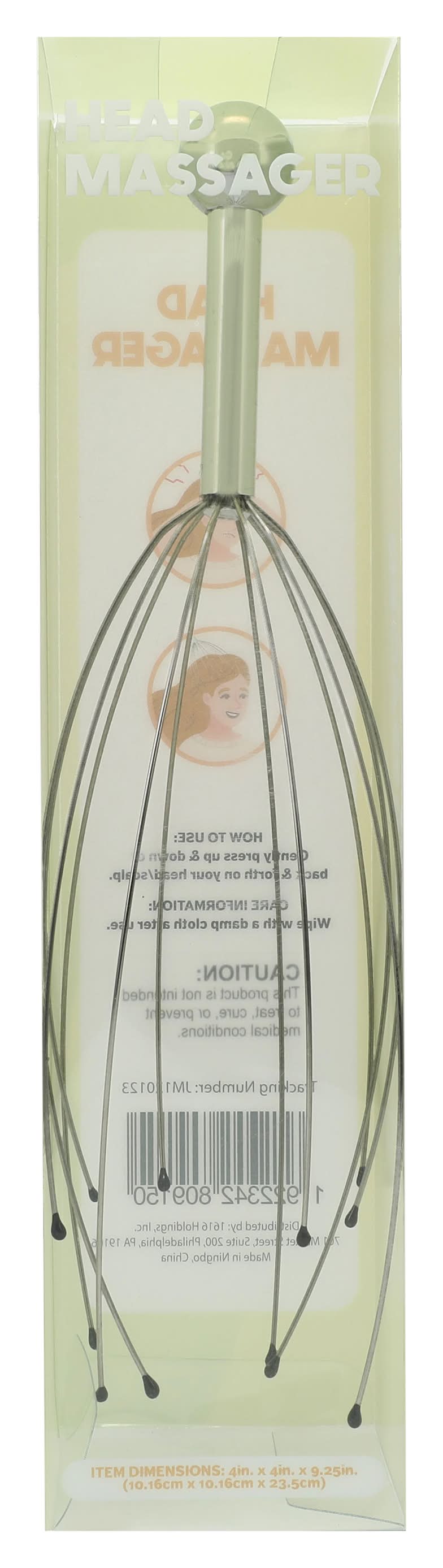 Head Massager Tool 4in x 9.25in