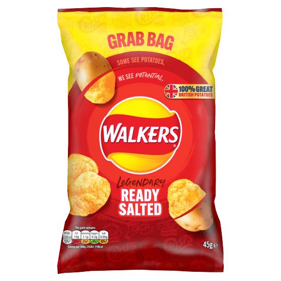 Walker's Ready Potato Crisps (salted)