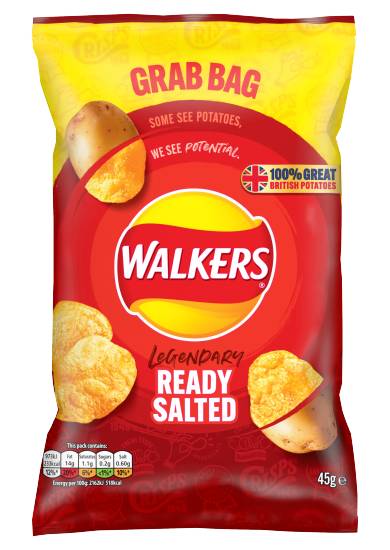 Walkers Ready Potato Crisps (45g)
