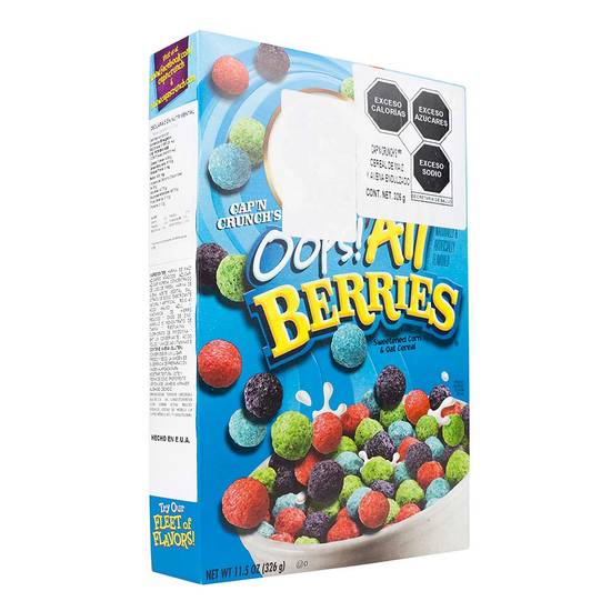 Cap'n crunch cereal oops! all berries (caja 326 g)