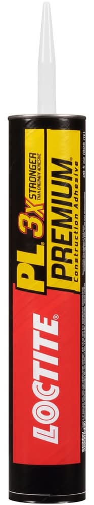 LOCTITE PL Premium 3x Polyurethane Brown Multi-use Interior/Exterior Construction Adhesive ( 28-fl oz Fluid Oz)