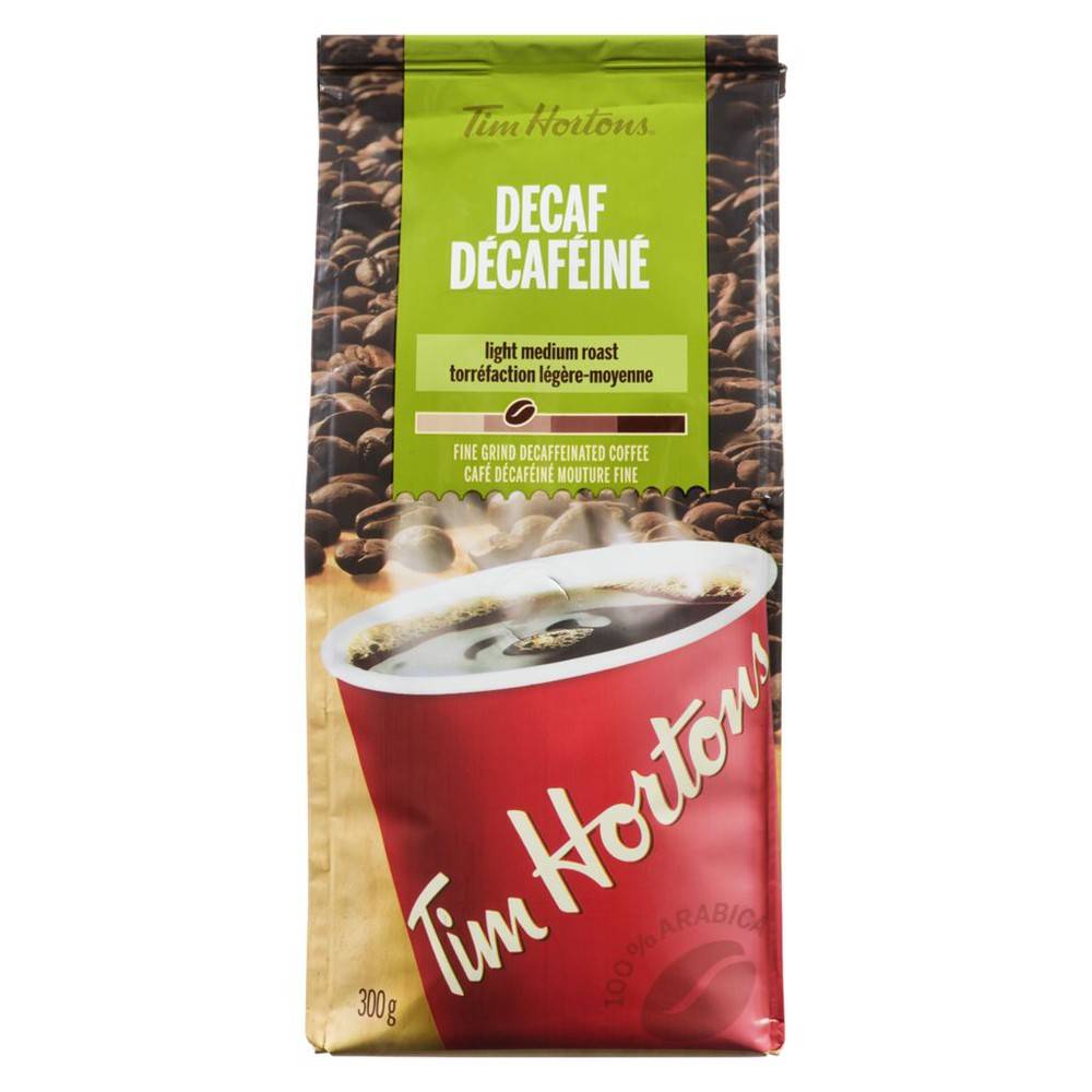 Tim Hortons Fine Grind Decaffeinated Coffee (300 g)