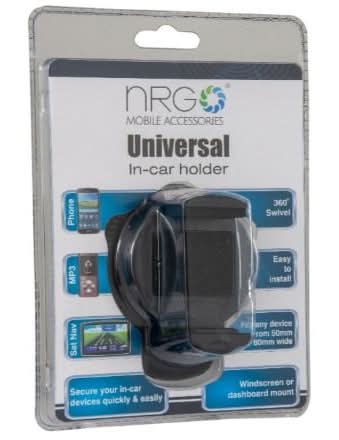 NRG Black, Universal in Car Holder