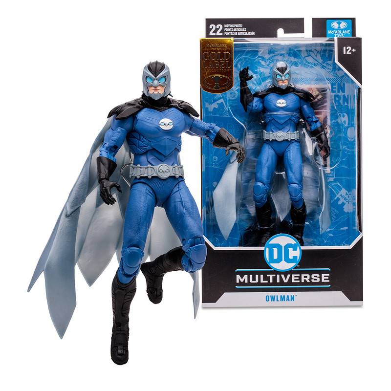 MCFARLANE DC MULTIVERSE 7IN OWLMAN FOREVER EVILGOLD LABEL