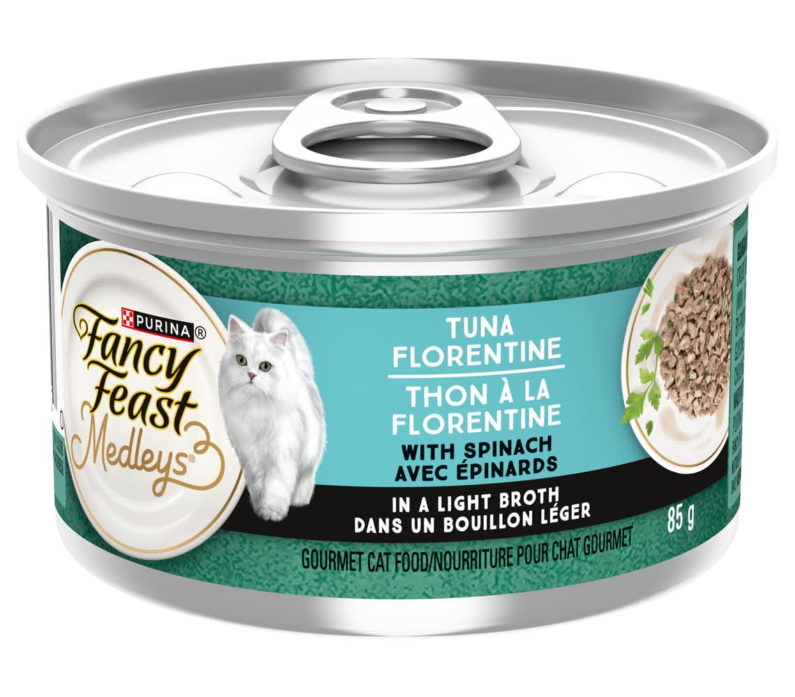 Purina Fancy Feast Medleys Tuna Florentine Wet Cat Food (85 g)