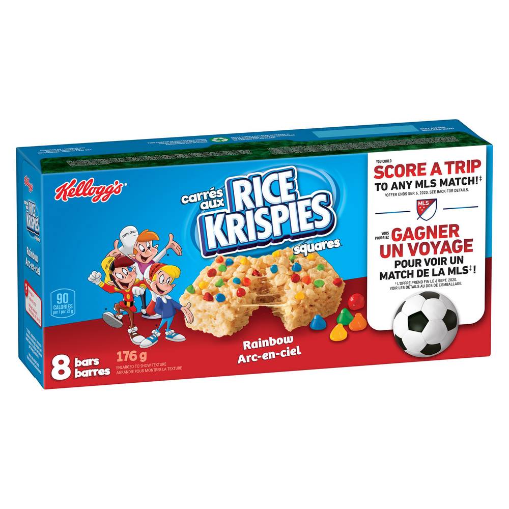 Rice Krispies Rainbow Squares Bars (176 g)