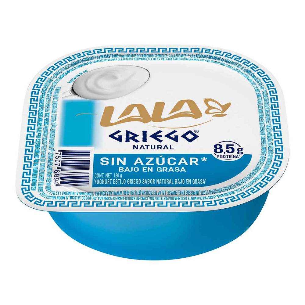 Lala · Yoghurt griego natural sin azúcar (120 g)