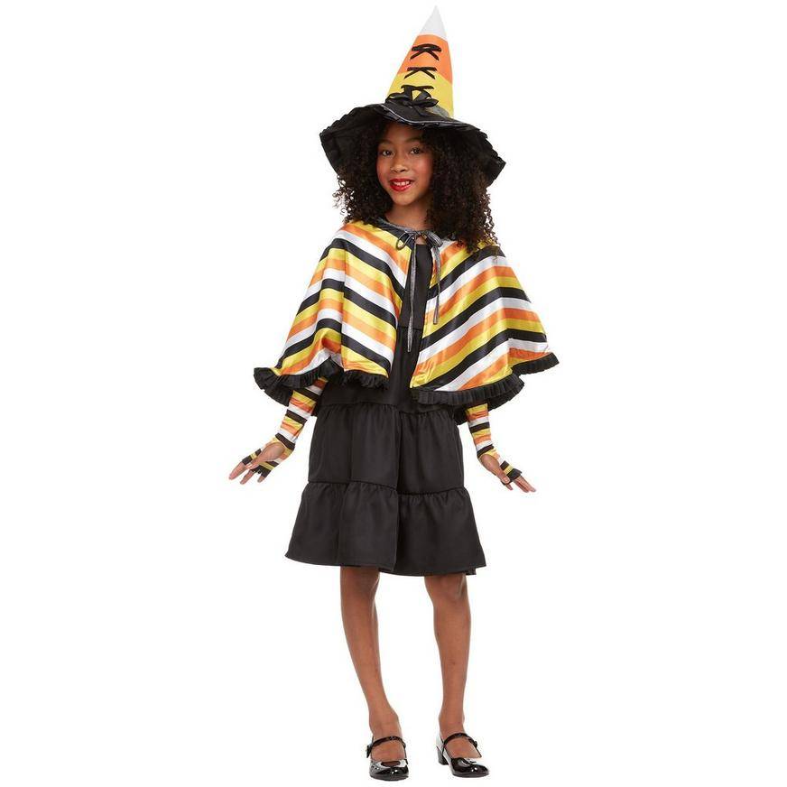 Kids' Candy Corn Witch Costume Accessory Kit - Size - One Size