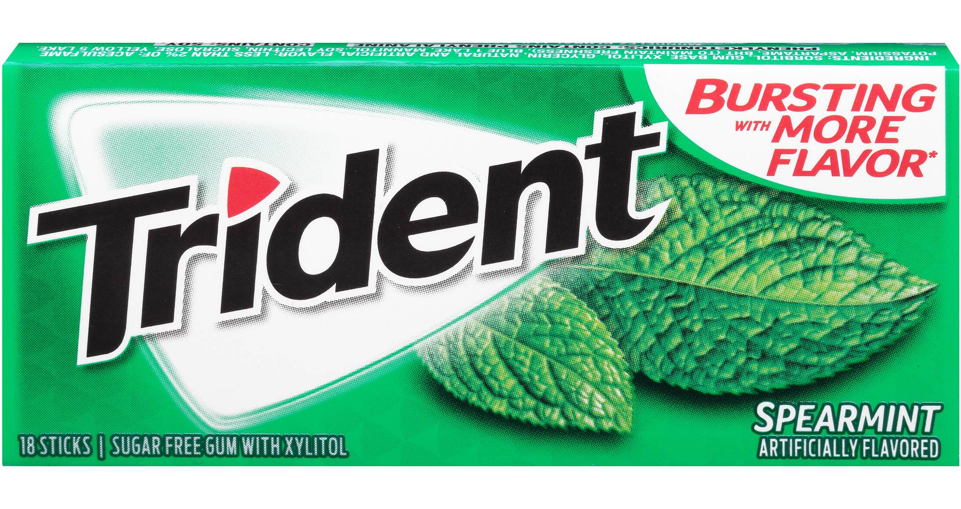 Trident Sugar Free Gum With Xylitol (18 ct)