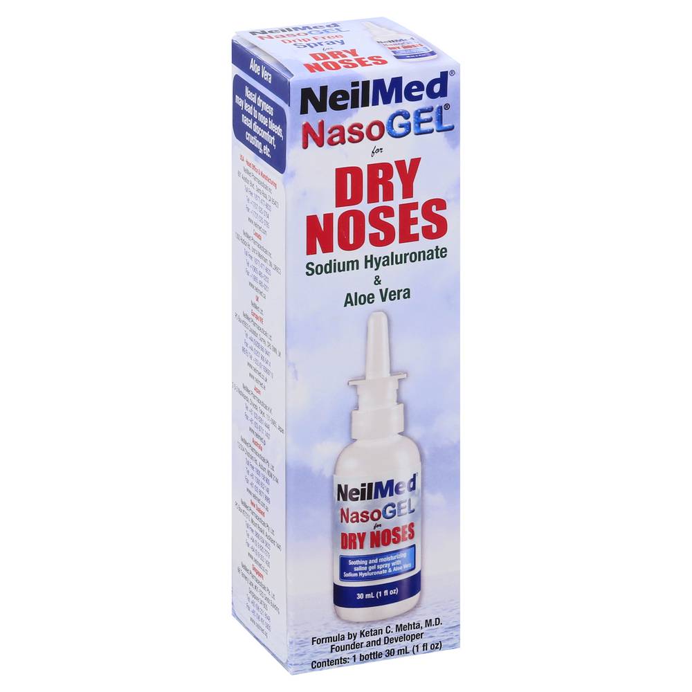 NeilMed Nasogel Dry Noses Sodium Hyaluronate & Aloe Vera (1 fl oz)