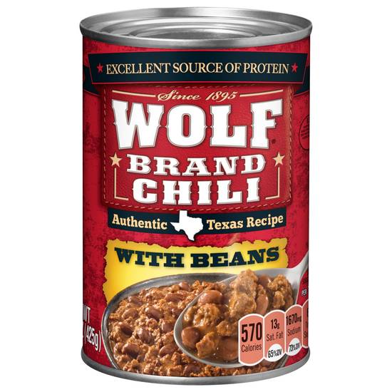 Wolf Brand Chili With Beans (15 oz)