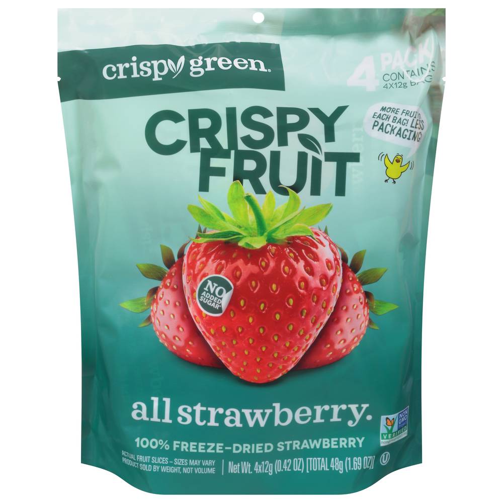 Crispy Green All Strawberry Crispy Fruit