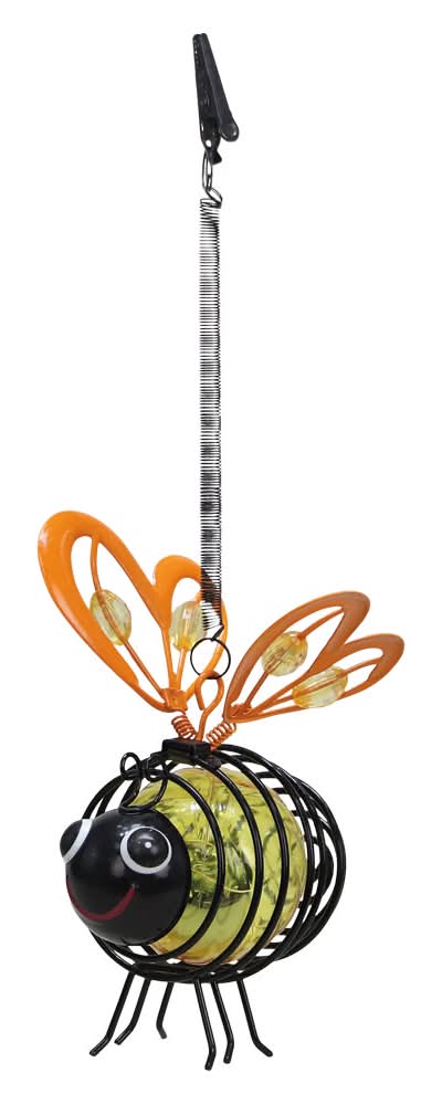 Belavi Orange Solar Hanging Bug