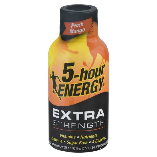 5-Hour Energy Extra Strength Energy Shot (1.93 fl oz) (peach - mango )