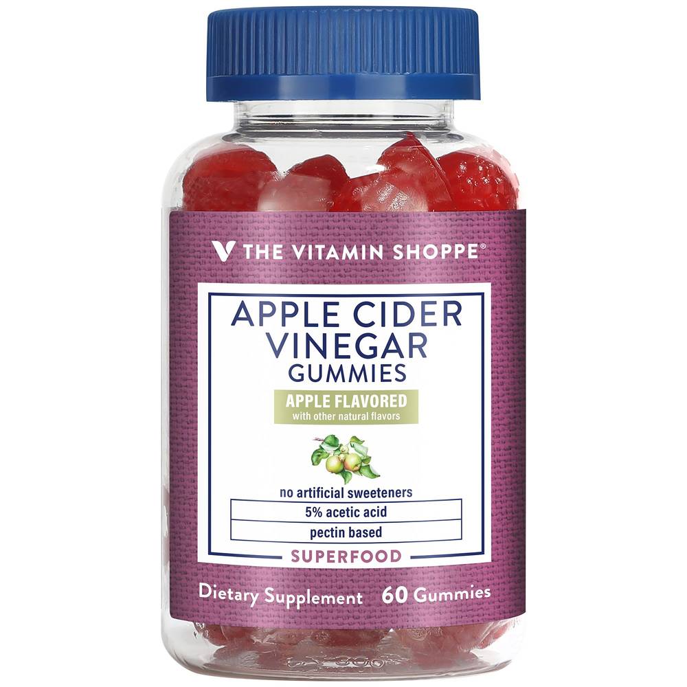 The Vitamin Shoppe Cider Vinegar Gummies (apple)