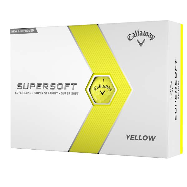 Callaway Supersoft 21 Yellow Golf Ball