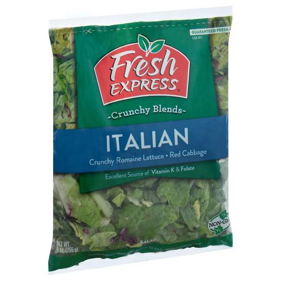 Order Fresh Express · Crunchy Blends Italian Salad (9 oz) food online from Safeway store, Eureka on bringmethat.com