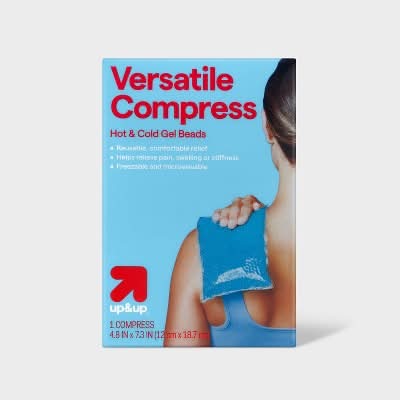 up&up Versatile Compress Hot & Cold Gel Beads, 4.8in X 7.3in