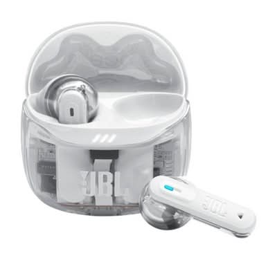 JBL Wireless Noise Cancelling Bluetooth Earbuds Tune Flex 2, Ghost White