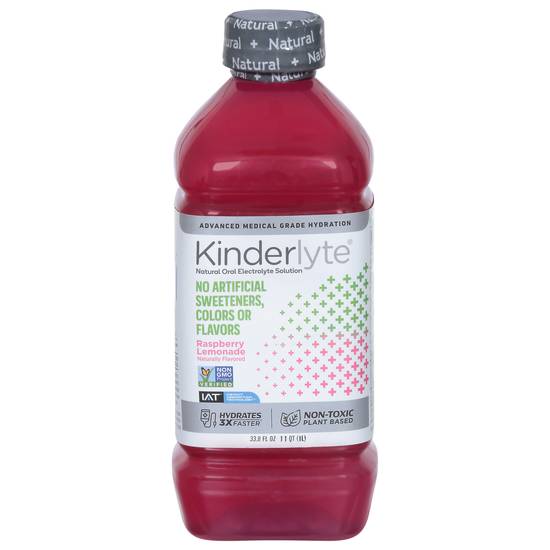 Kinderlyte Raspberry Lemonade Electrolytes (33.8 fl oz)