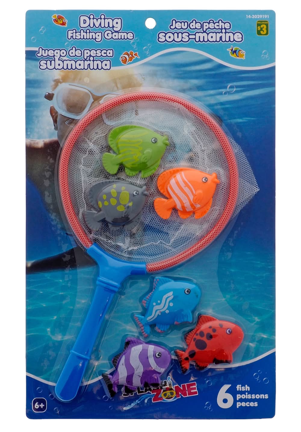 diving fish net Scuba Choice Bag with 5mm Stainless Steel Wire Handle 24" x 17" Size, 12" Diameter, Secure Closing Clip, Reinforced Mesh making it perfect for interactive water play Fish net Omer | FISH