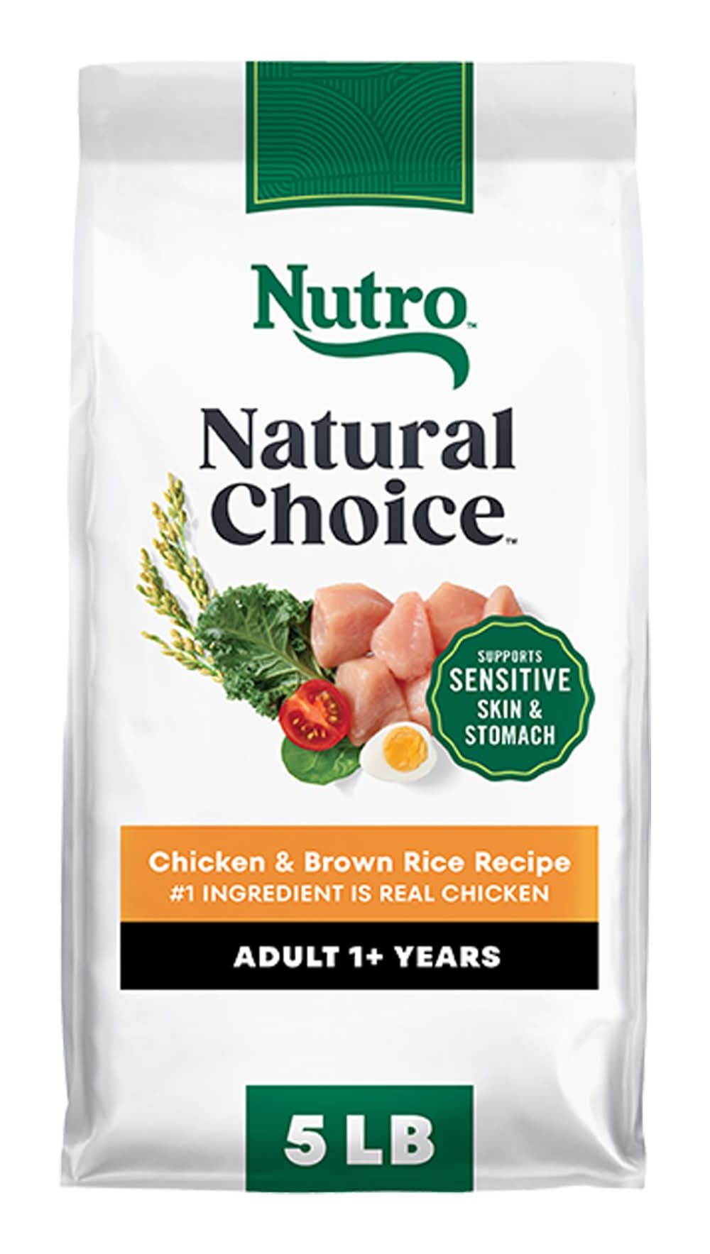 Nutro Natural Choice™ Adult Dry Dog Food - Chicken & Brown Rice (Flavor: Chicken & Brown Rice, Size: 5 Lb)