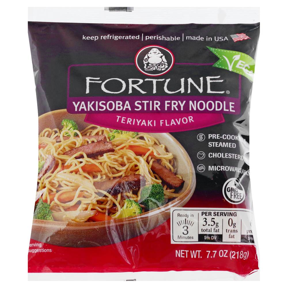 Fortune Teriyaki Flavor Yakisoba Stir Fry Noodle (7.7 oz)