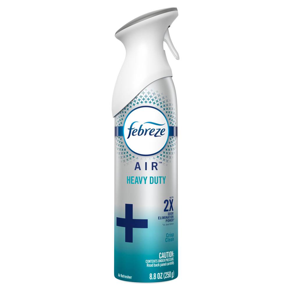 Febreze Air Effects Air Freshener Heavy Duty Crisp Clean, 8.8 Oz, 1 Ct