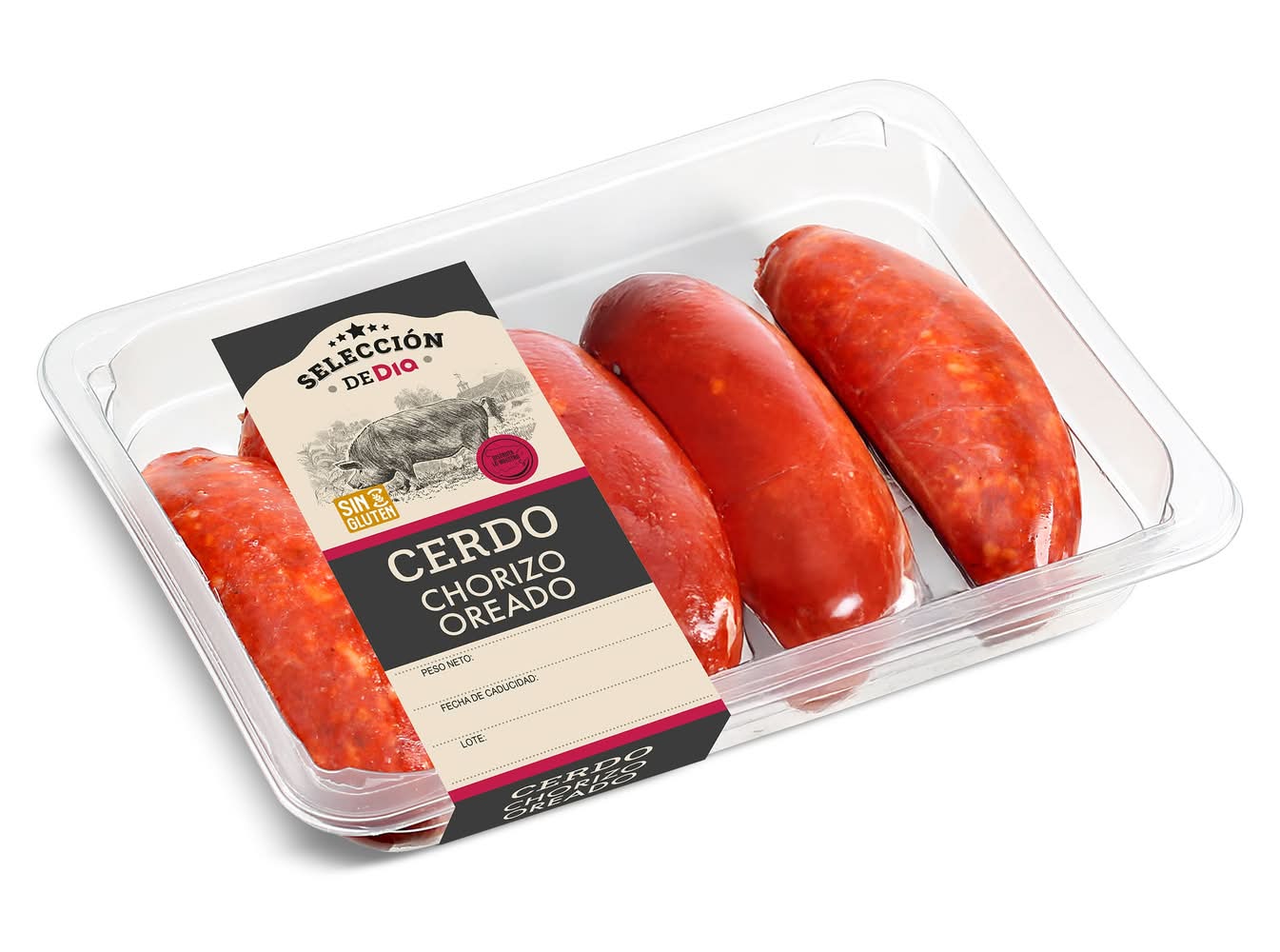 Chorizo Oreado Selección De Dia Bandeja 340 G