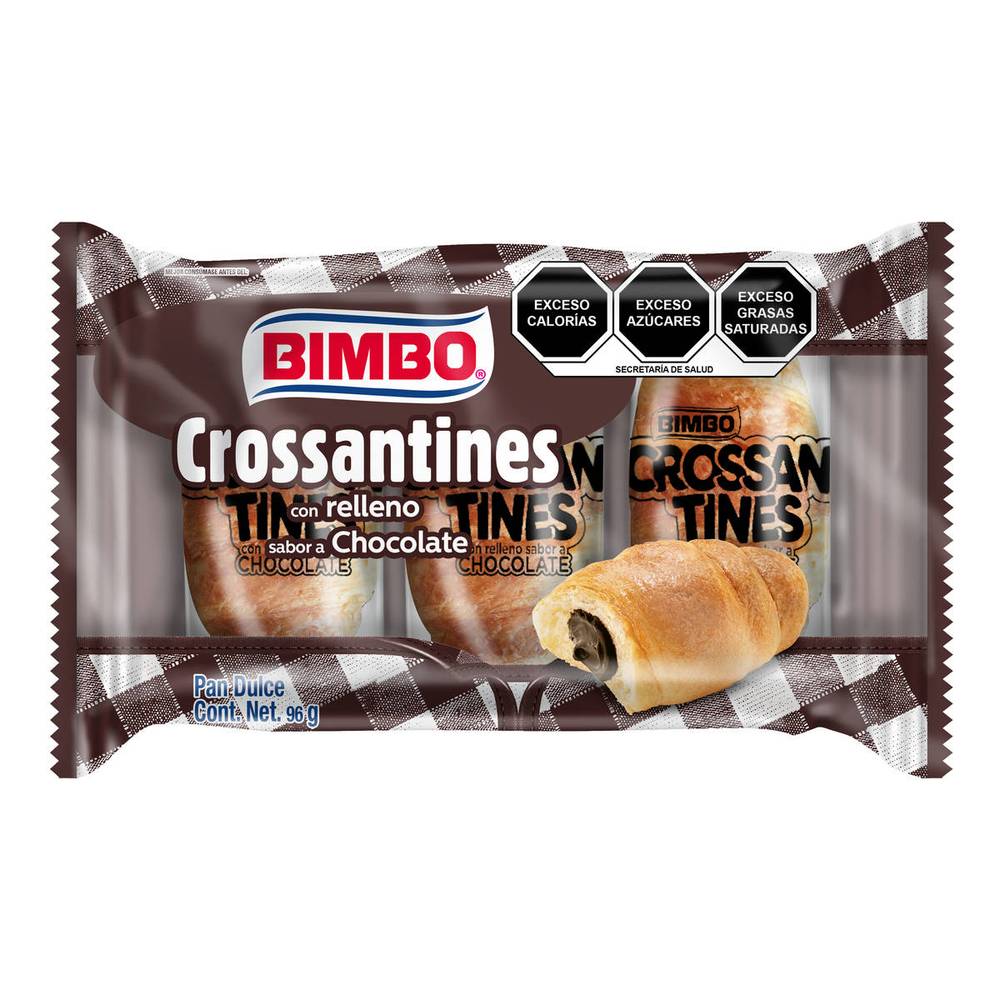 Bimbo · Crossantines con relleno, chocolate (96 g)