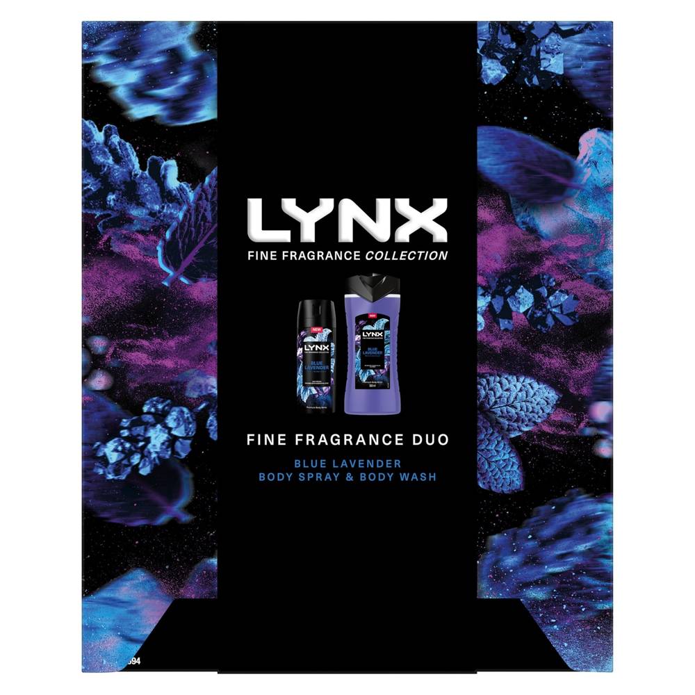 LYNX FINE FRAGRANCE BLUE LAVENDER DUO GIFT SET