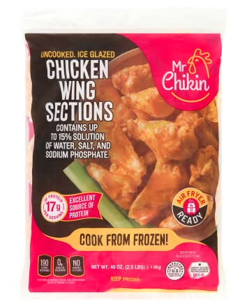 Mr Chikin Uncooked Chicken Wings