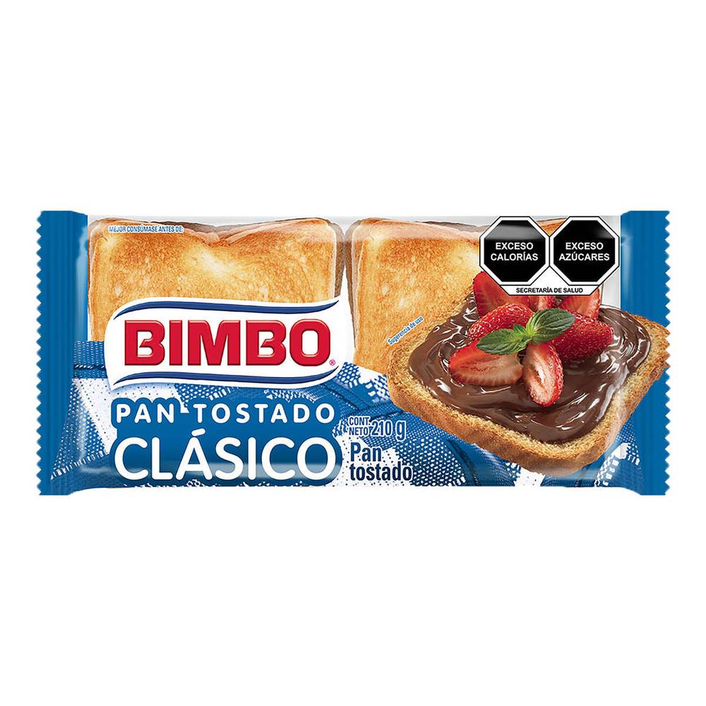 Bimbo · Pan tostado clásico (210 g)